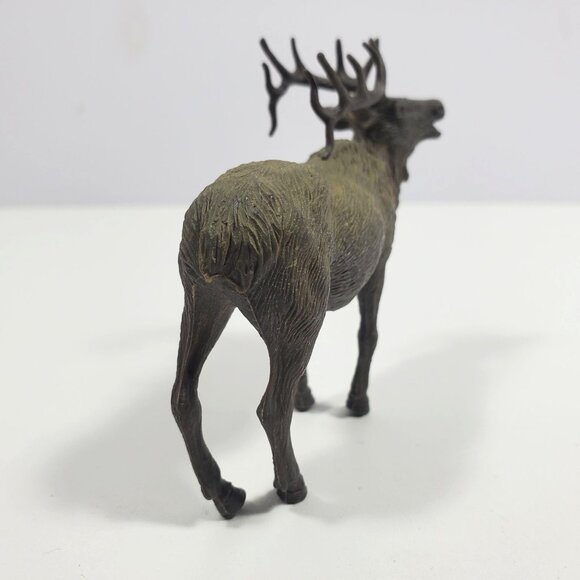 New Ray Elk 3" Vintage Figure Wildlife Brown Plastic - Picture 8 of 16